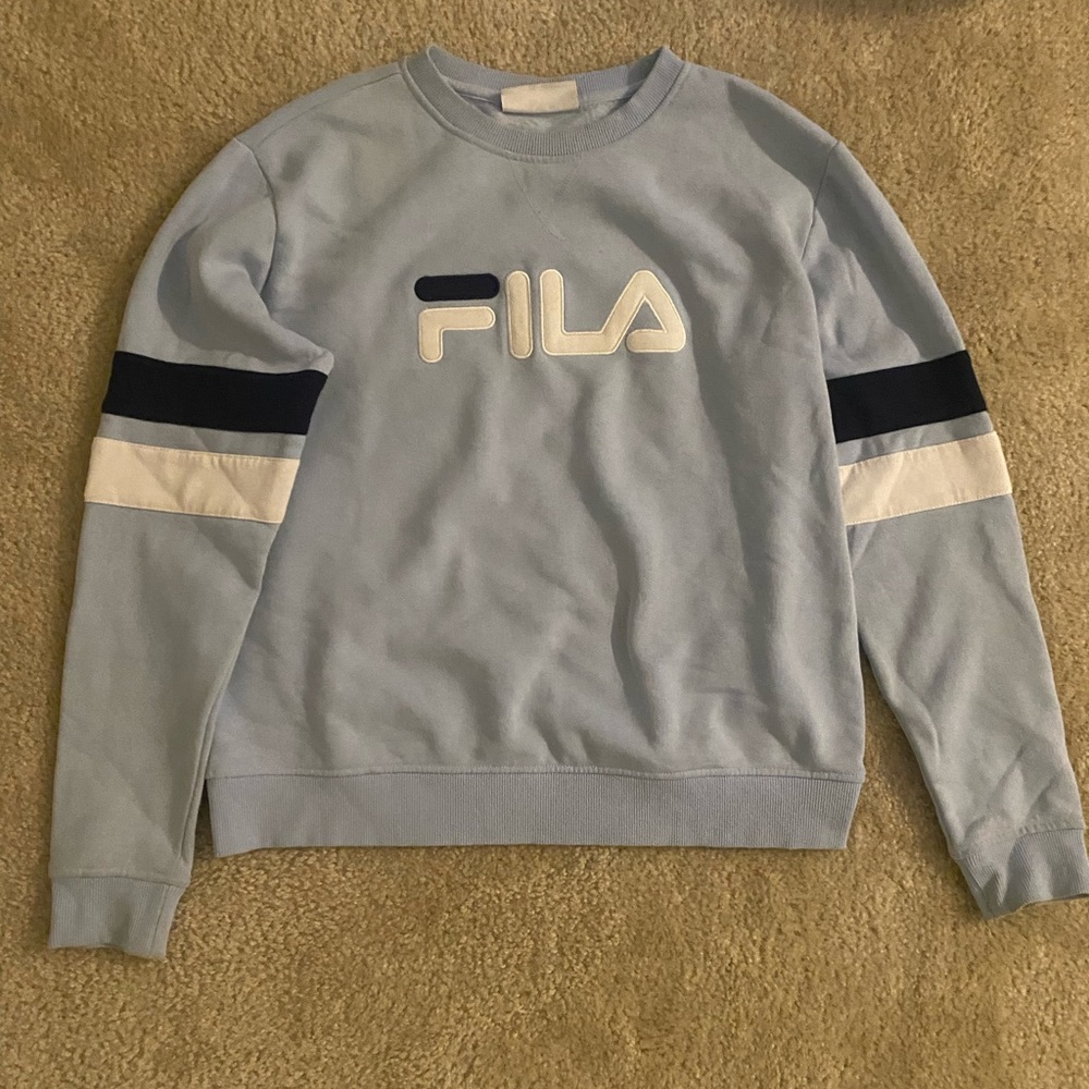 Blue Fila Sweatshirt Women’s Size L